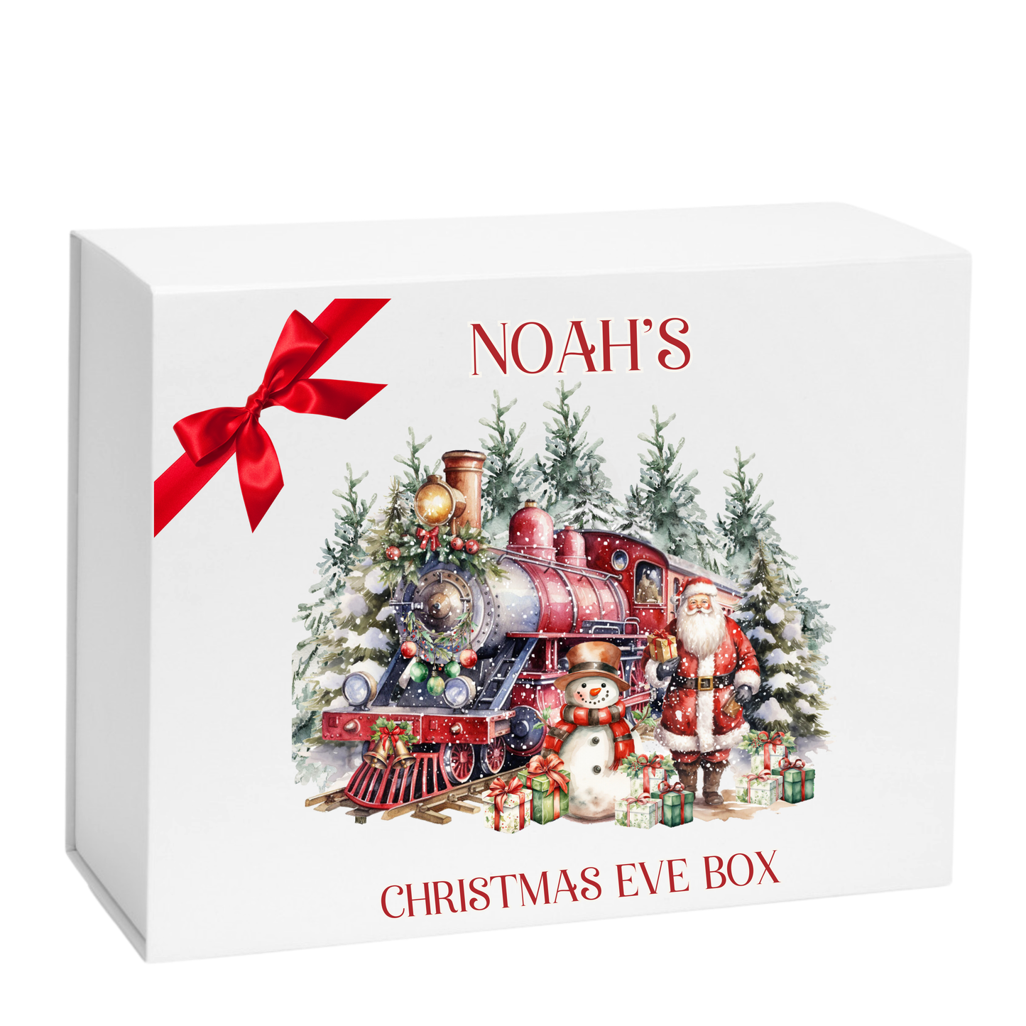 TRADITIONAL CHRISTMAS EVE BOX UV-DTF DECAL