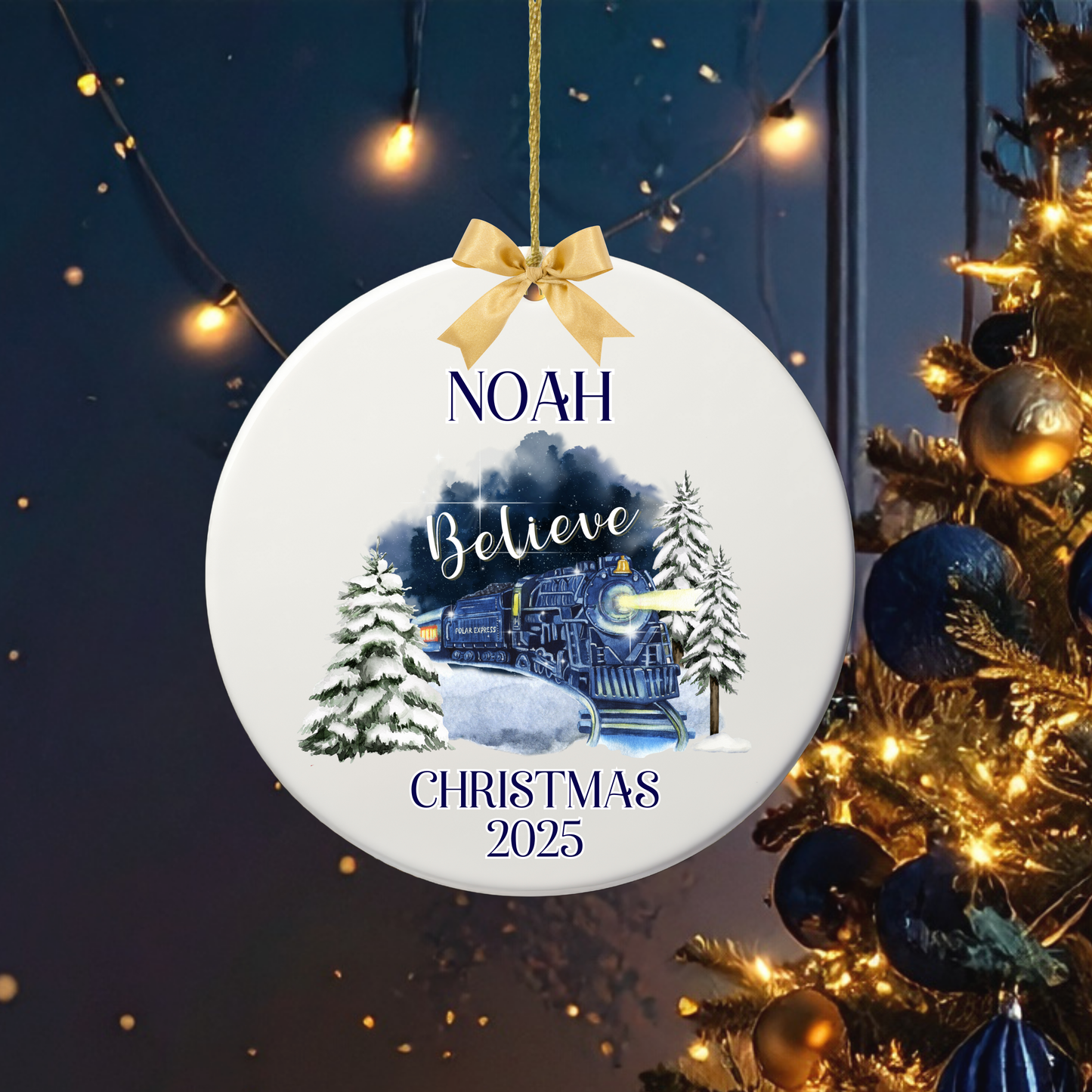 POLAR EXPRESS BELIEVE CHRISTMAS UV-DTF DECAL