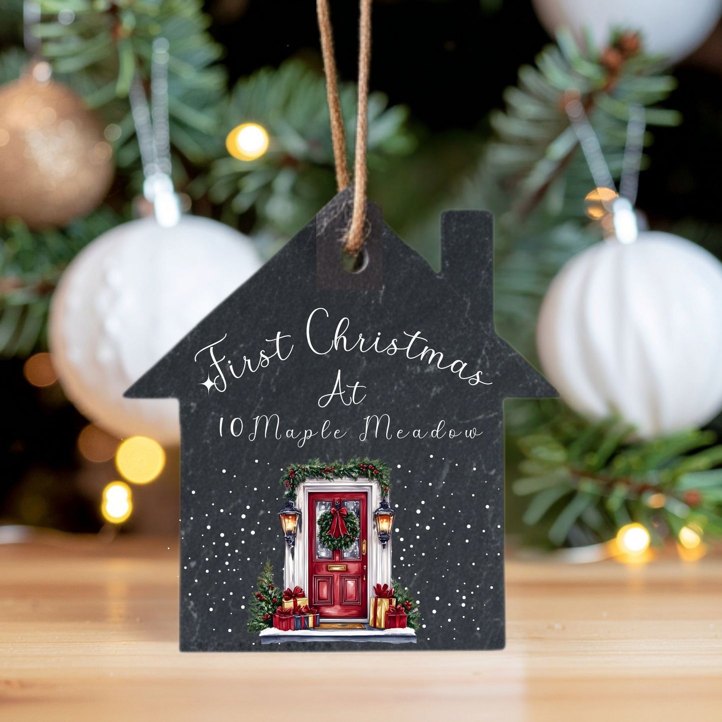 FIRST CHRISTMAS AT UV-DTF DECAL