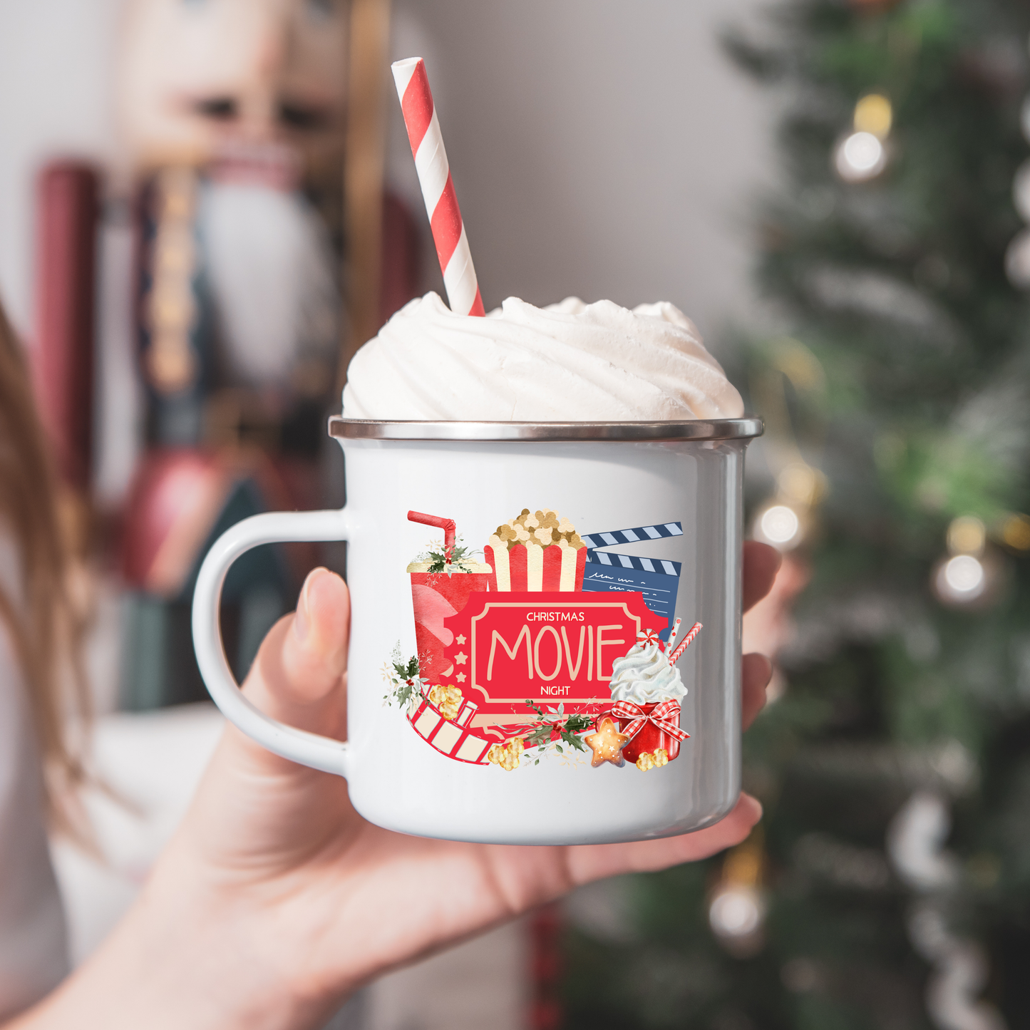 CHRISTMAS MOVIE NIGHT - UV-DTF DECAL