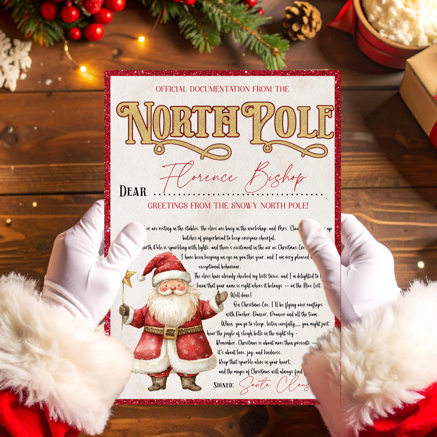 LUXURY LETTER FROM SANTA - A4