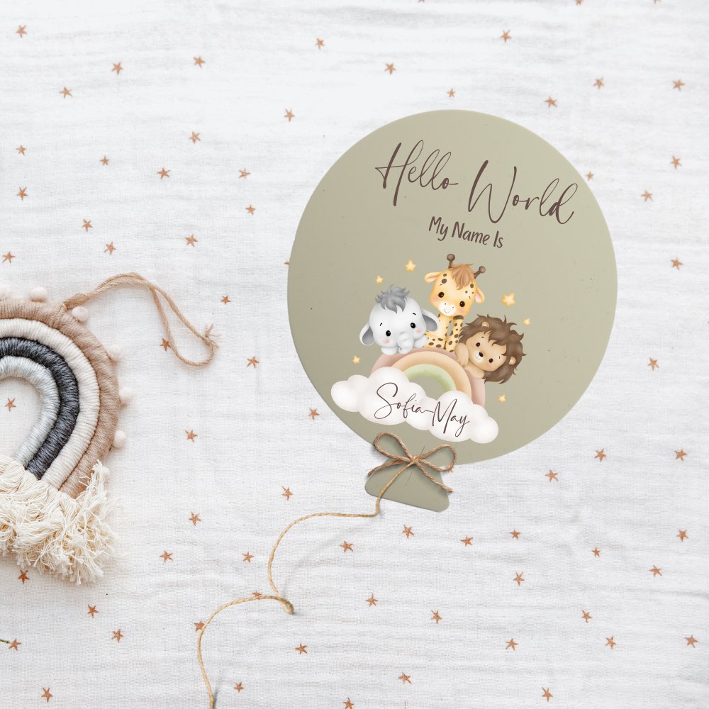 Acrylic Balloon UV-DTF - Safari - Wow Wraps