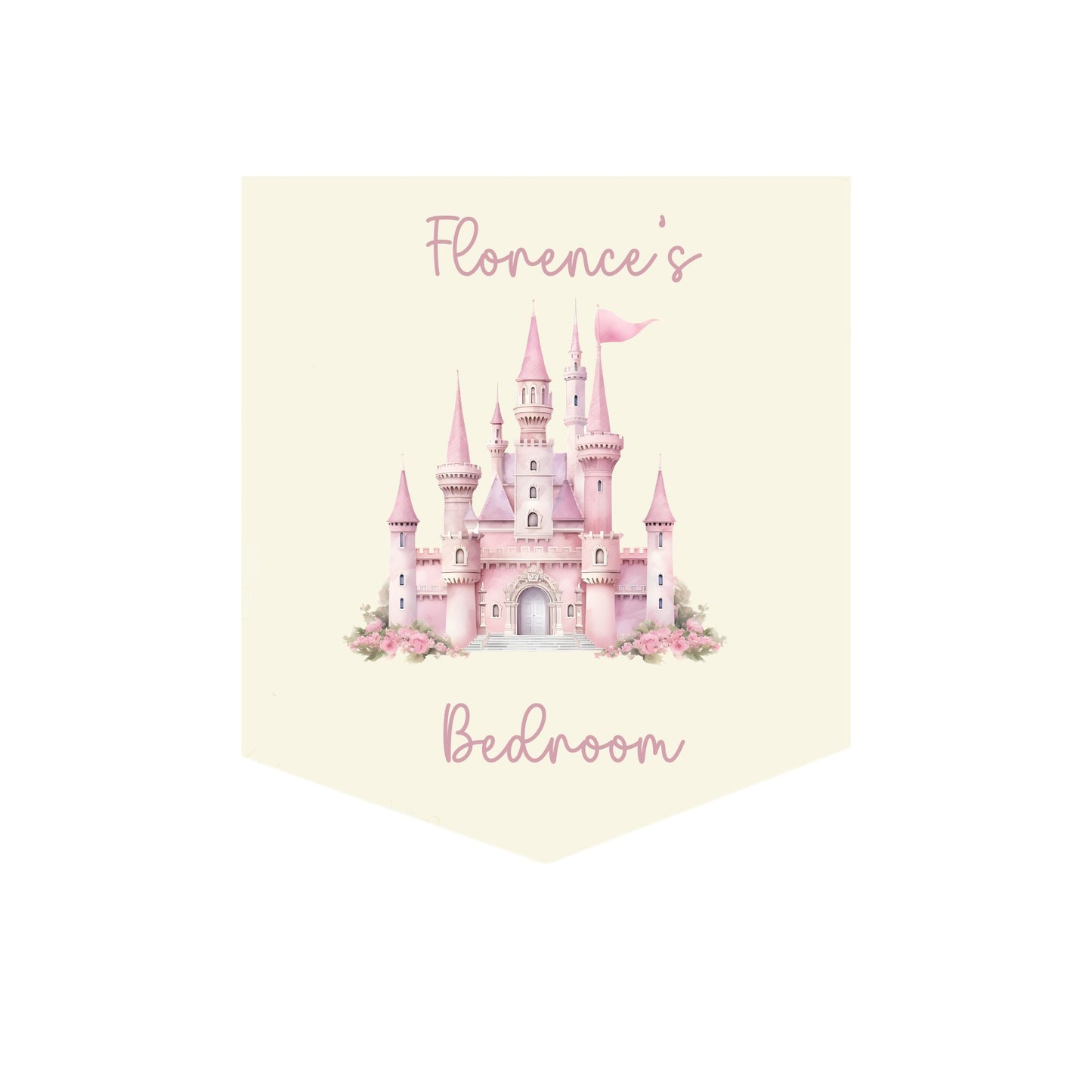 Acrylic Pennant UV-DTF Princess Castle - Wow Wraps