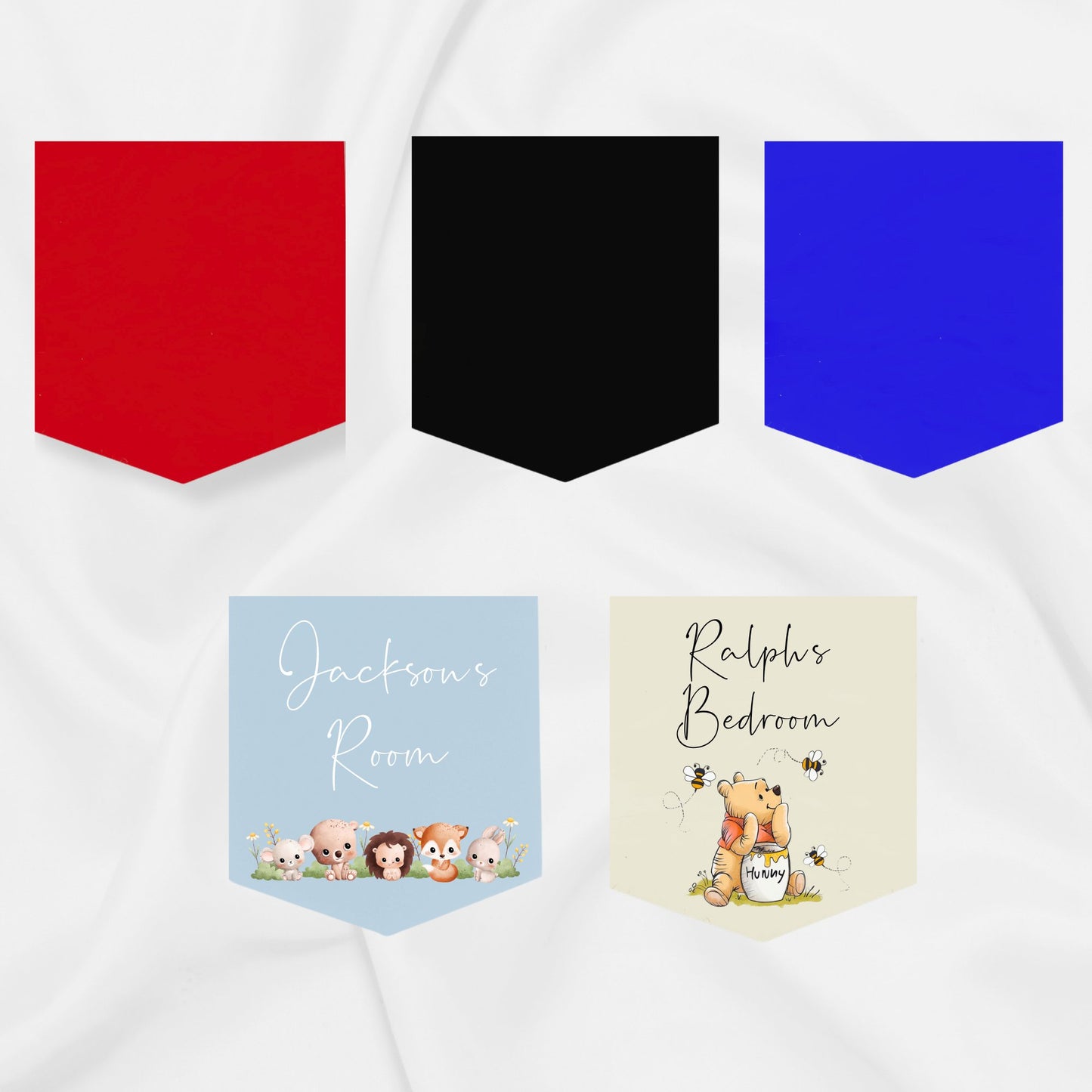 Acrylic Straight Edged Pennant - Wow Wraps