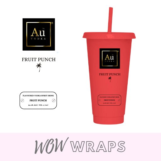 AU VODKA FRUIT PUNCH 24oz UV-DTF - Wow Wraps