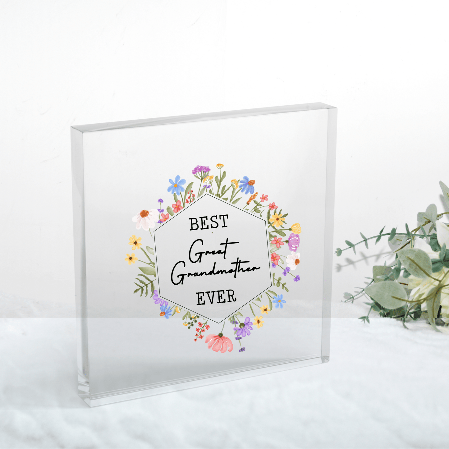BEST GREAT GRANDMOTHER EVER UV - DTF DECAL - Wow Craft Blanks & Wraps