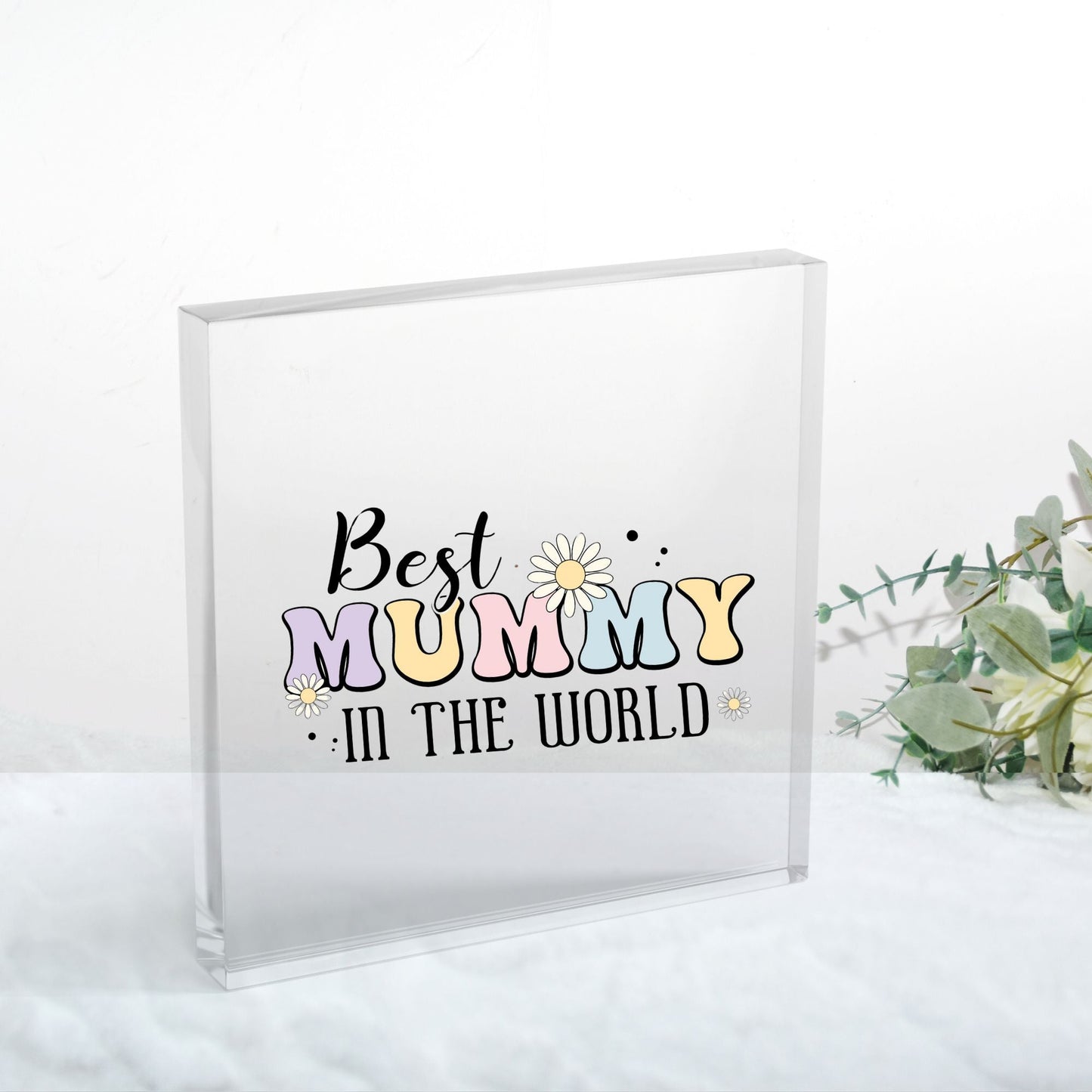 BEST MUMMY IN THE WORLD UV - DTF DECAL - Wow Craft Blanks & Wraps