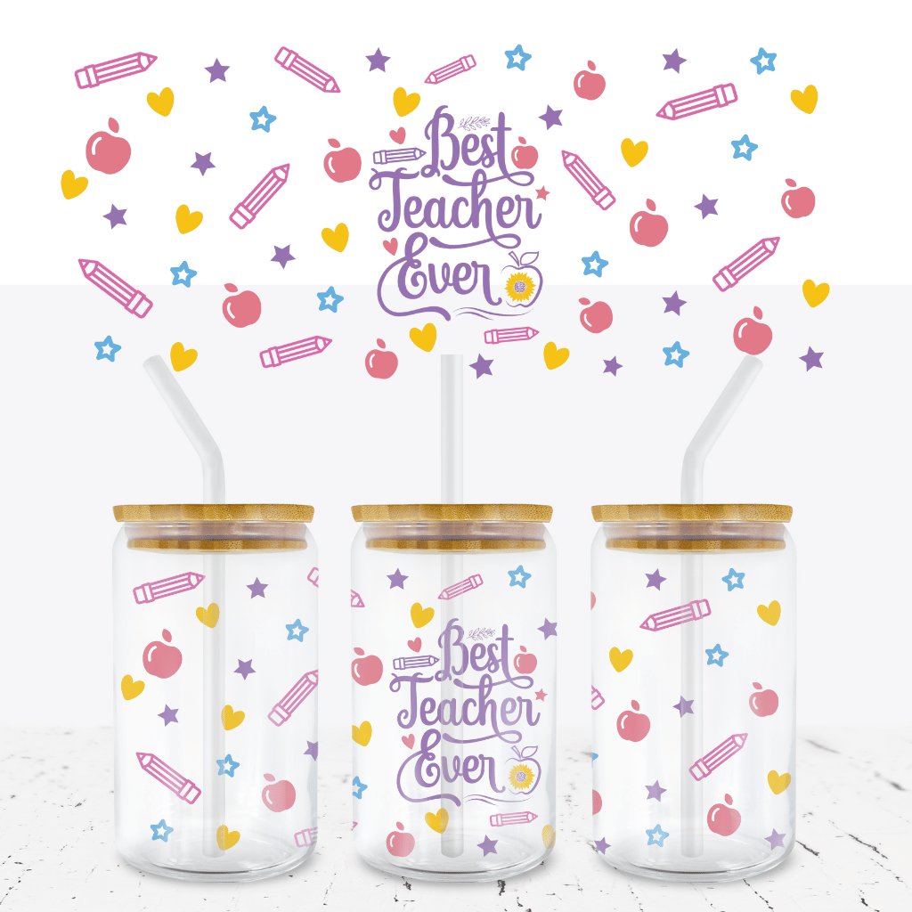 BEST TEACHER 16oz WRAP - Wow Wraps