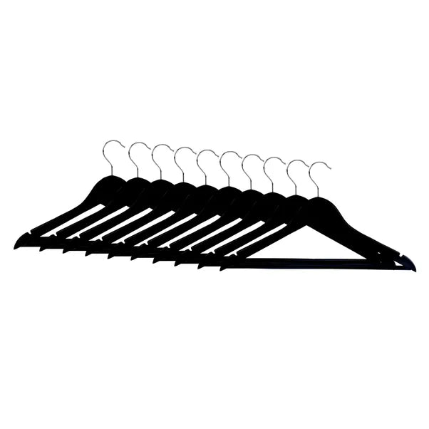 BLACK WOODEN HANGERS - Wow Wraps