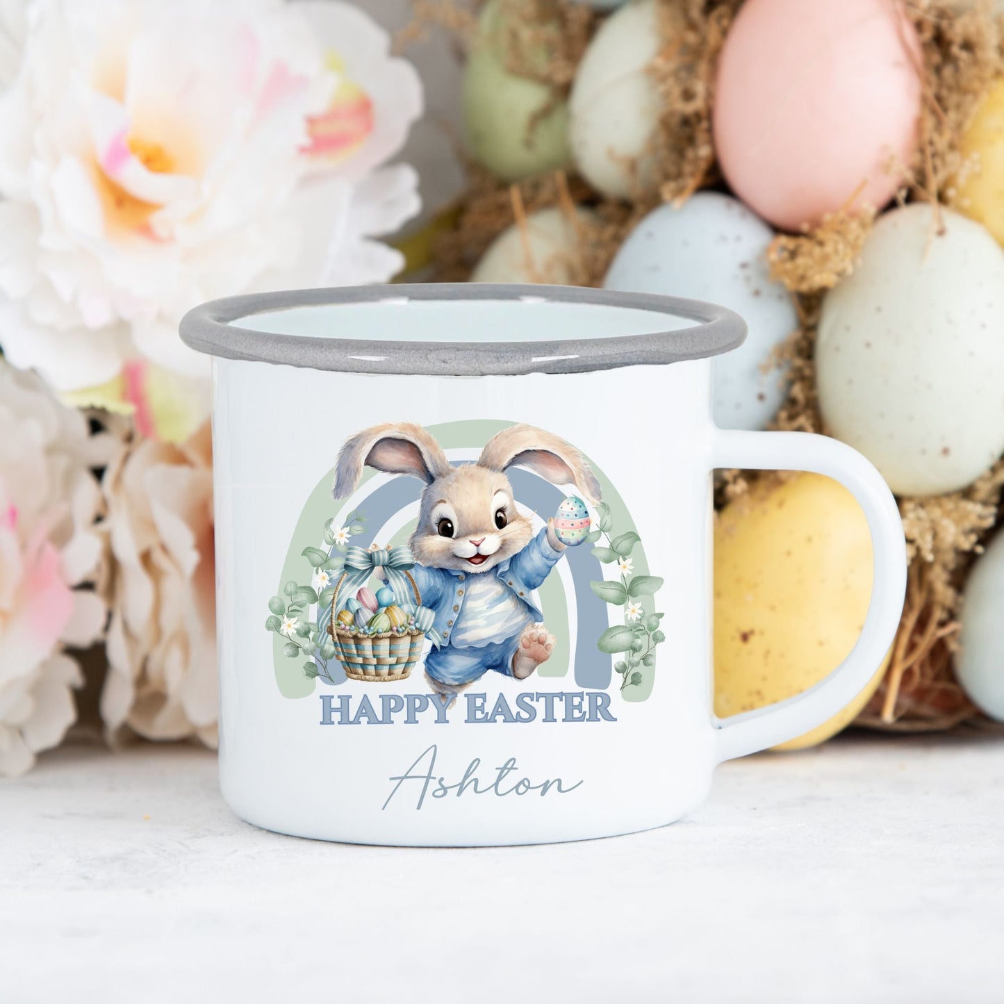 BLUE EASTER BUNNY UV - DTF DECAL - Wow Craft Blanks & Wraps