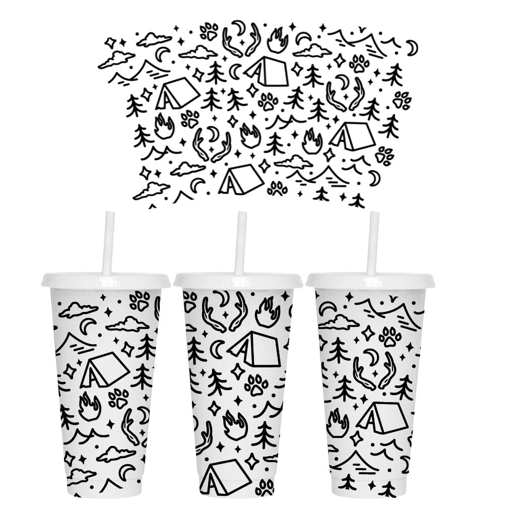 Campfire - 24oz COLD CUP WRAP - Wow Wraps