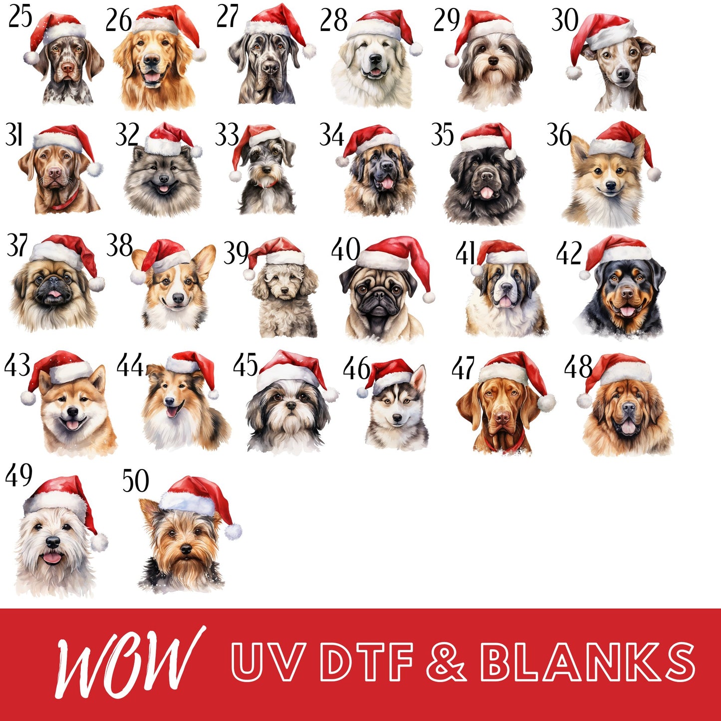 CHRISTMAS DOGS - Wow Wraps