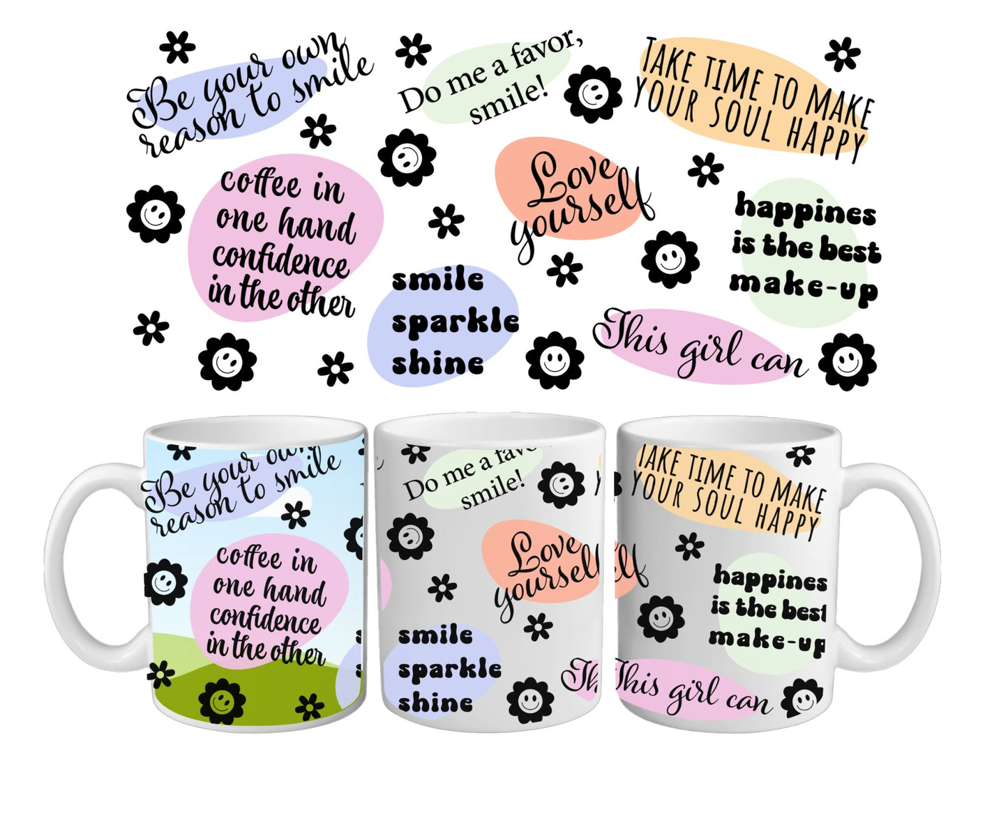 DAILY AFFIRMATION 11oz MUG WRAP - Wow Wraps