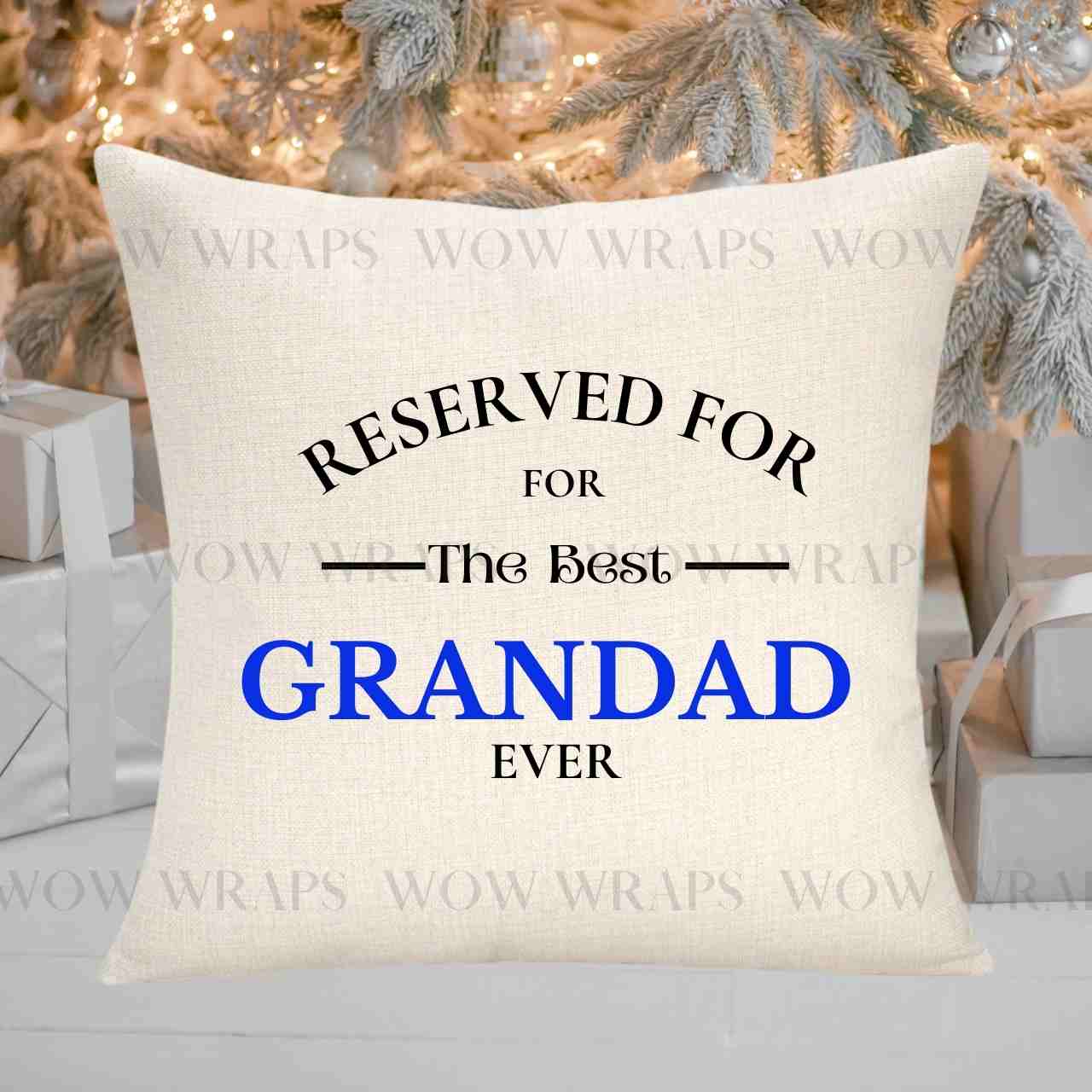 DTF TRANSFER - 45CM CUSHION DTF - RESERVED FOR THE BEST 'ADD YOUR OWN' EVER - Wow Craft Blanks & Wraps