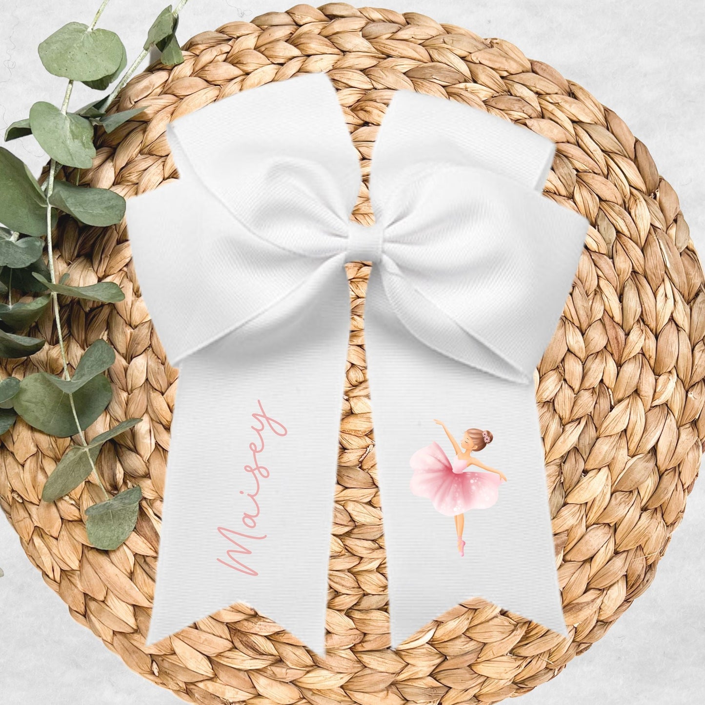 DTF TRANSFER BALLERINA GIRL FOR HAIR BOWS - Wow Craft Blanks & Wraps