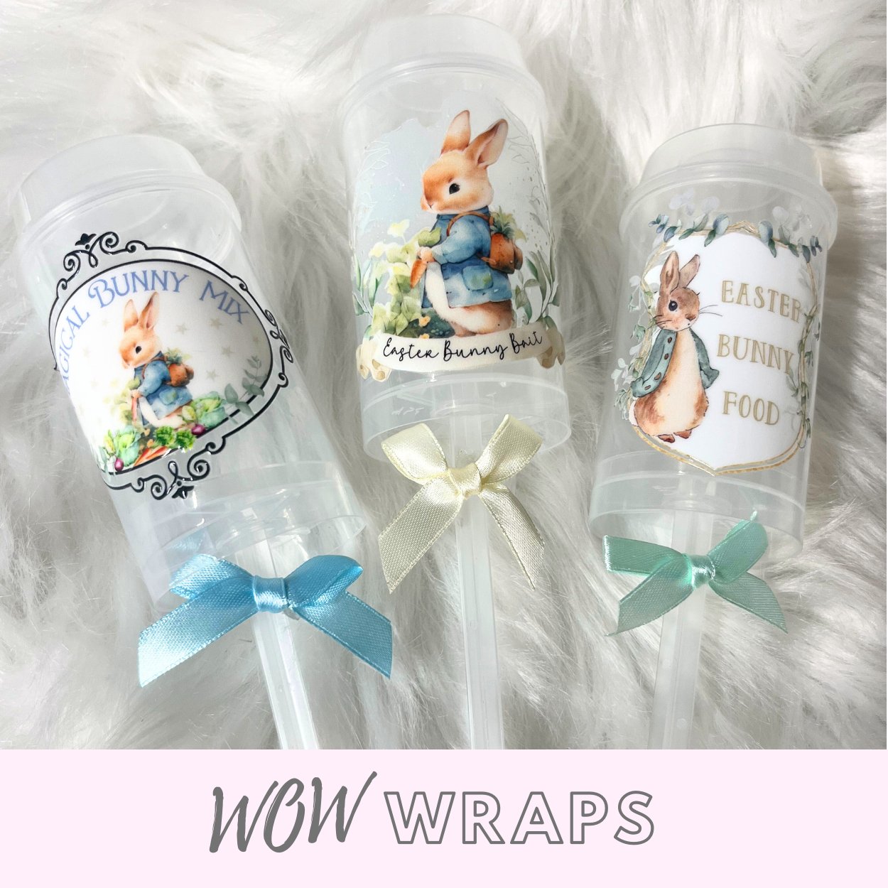 EASTER BUNNY FOOD - MAGICAL BUNNY MIX -UV-DTF POPPER DECAL - Wow Wraps