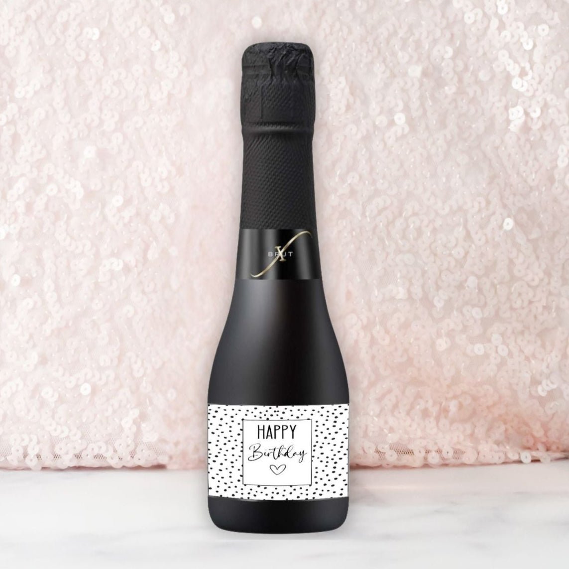 Eco Solvent Mini Wine/Prosecco Label - Happy Birthday - Wow Craft Blanks & Wraps