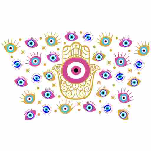 Evil Eye 24oz COLD CUP UVDTF WRAP 3 - Wow Wraps