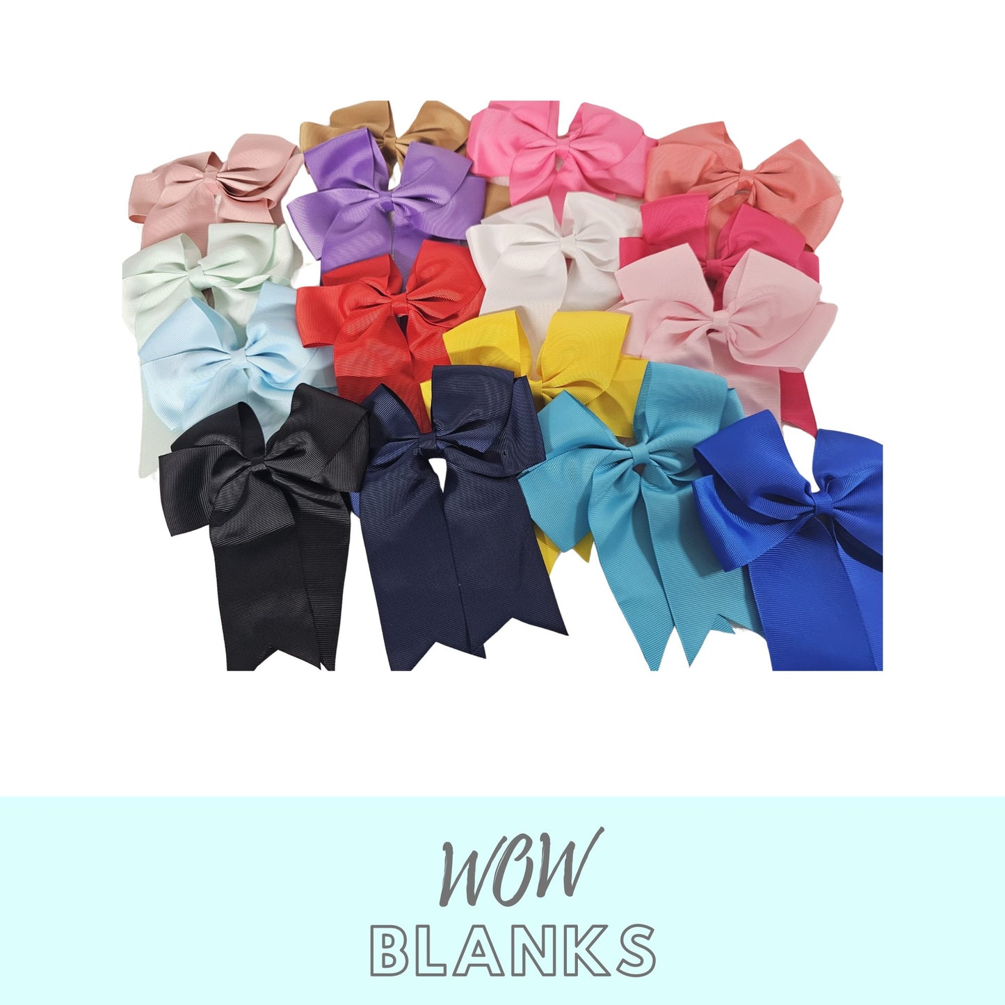 HAIR BOW 6" - Wow Wraps