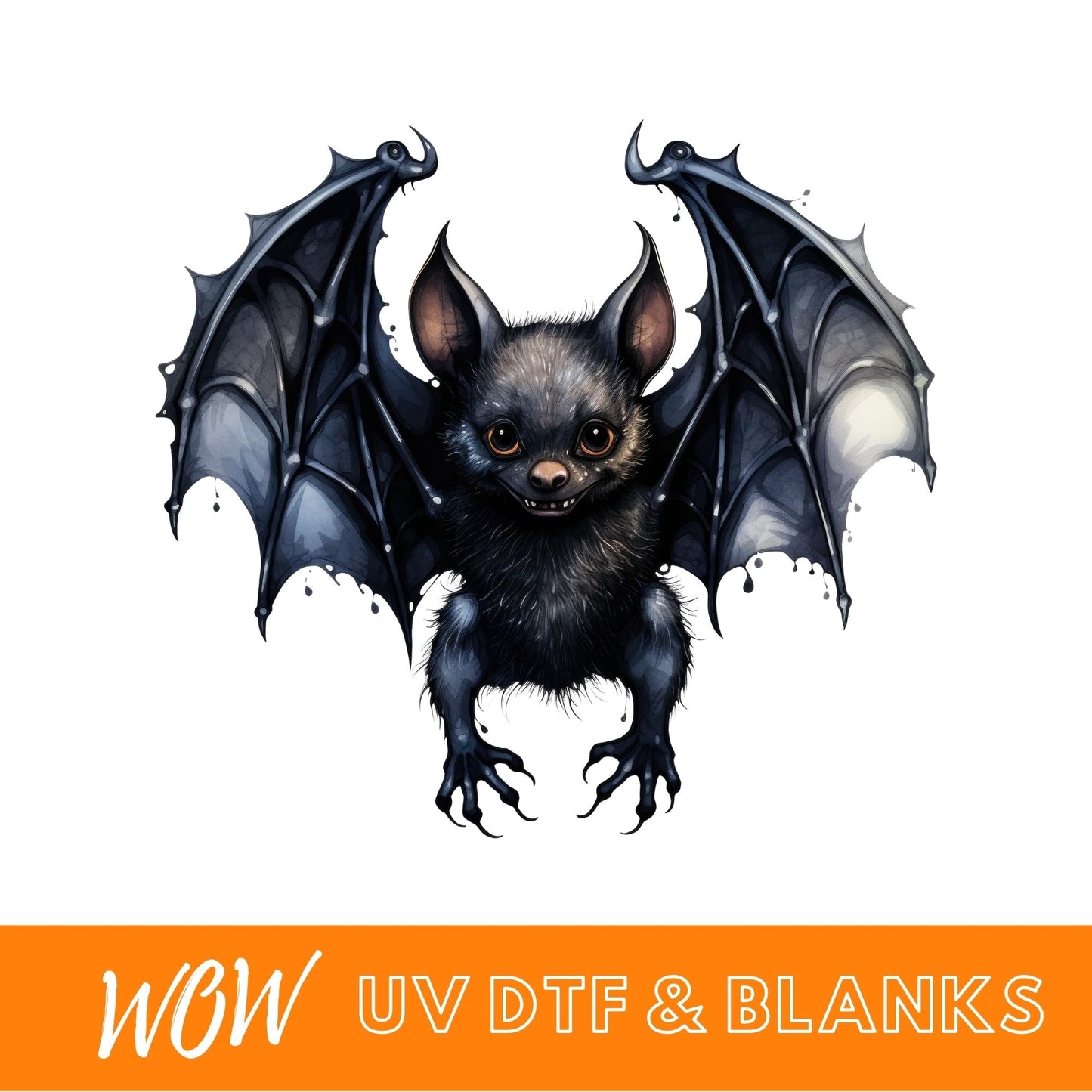 HALLOWEEN BAT UV - DTF DECAL - Wow Wraps
