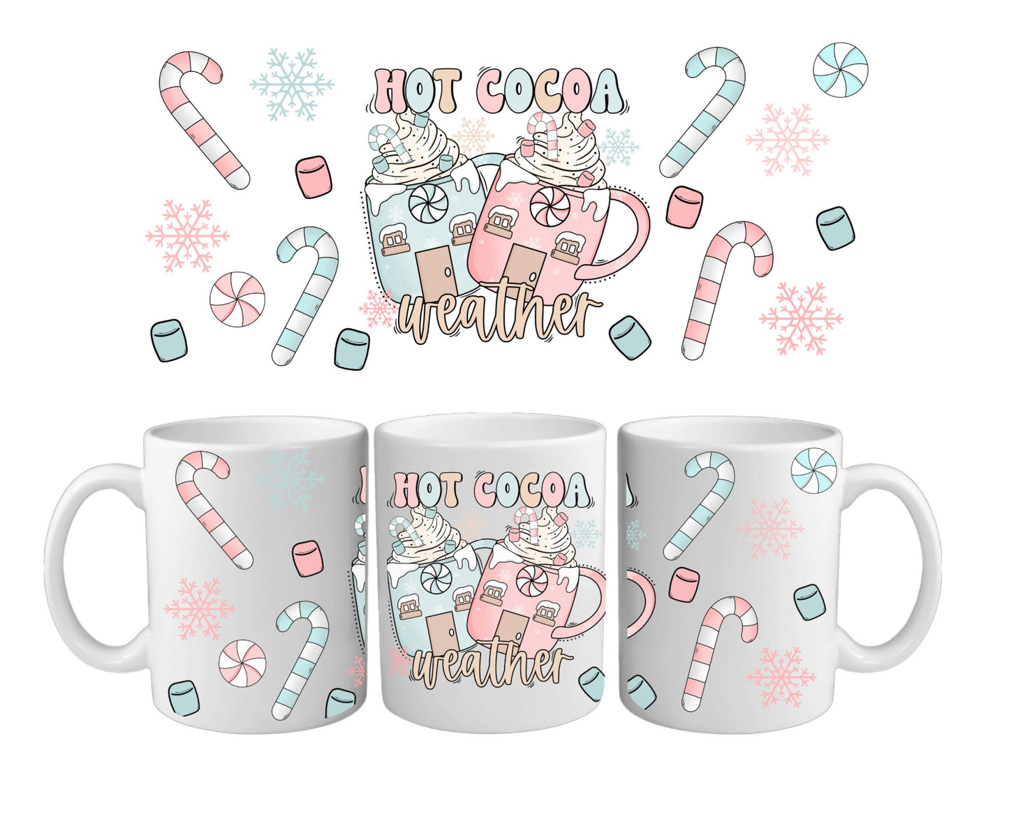 HOT COCOA WEATHER 11oz MUG WRAP - Wow Wraps