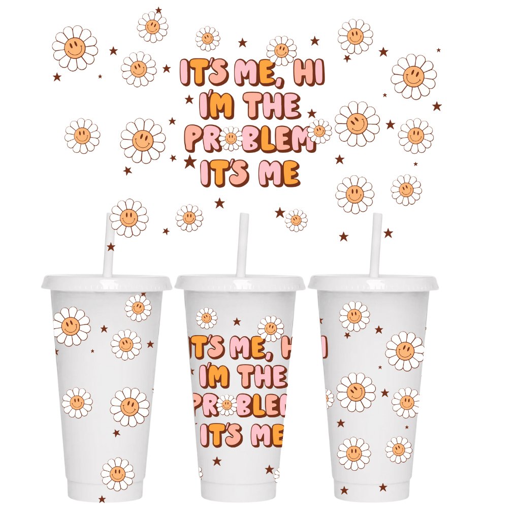 I'M THE PROBLEM IT'S ME 24oz COLD CUP WRAP - Wow Wraps