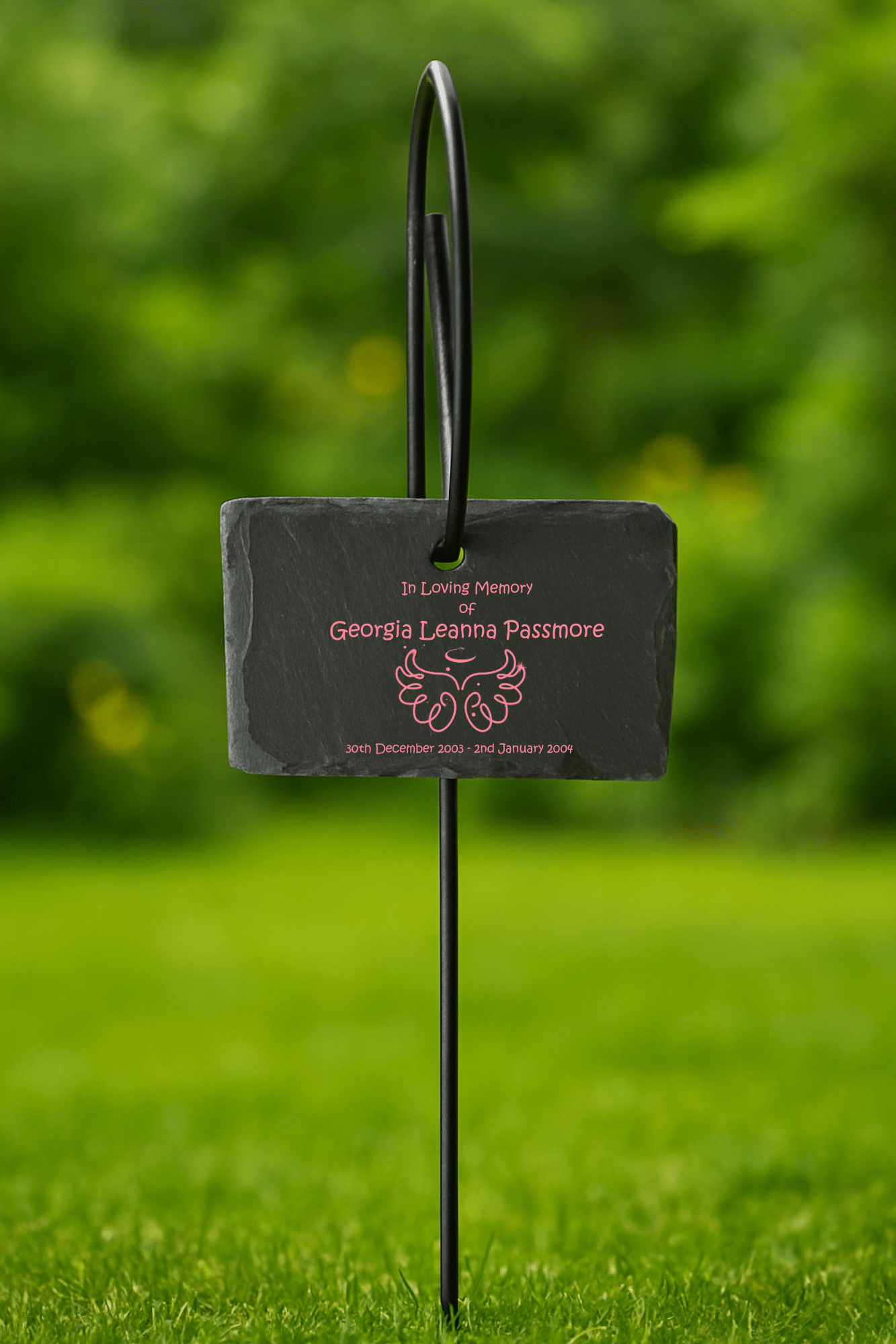 In Loving Memory UV - DTF for Memorial Slate Stake - Wow Craft Blanks & Wraps