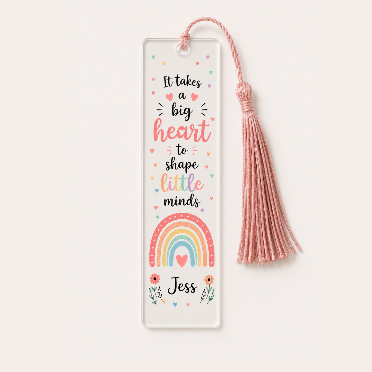 It Takes a Big Heart Bookmark UVDTF
