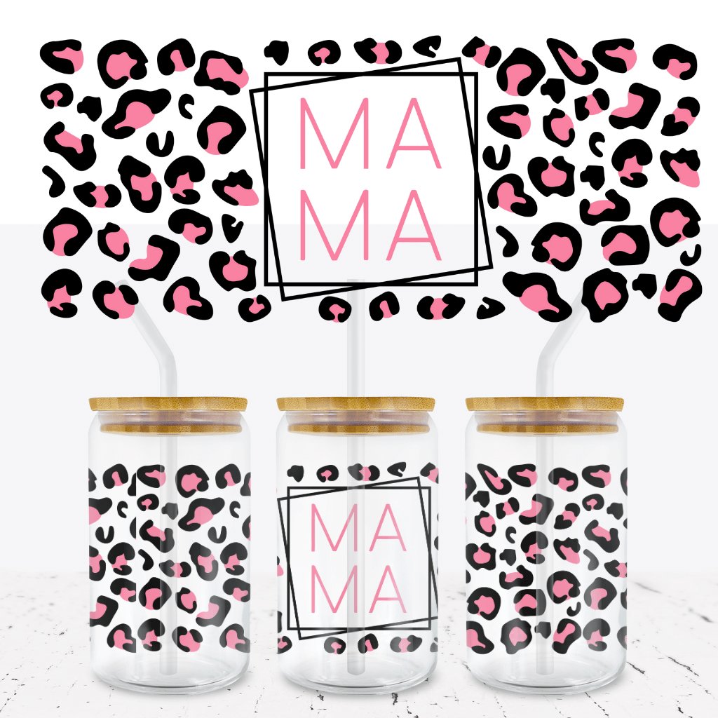 MAMA Leopard Print 16oz Wrap - Wow Wraps