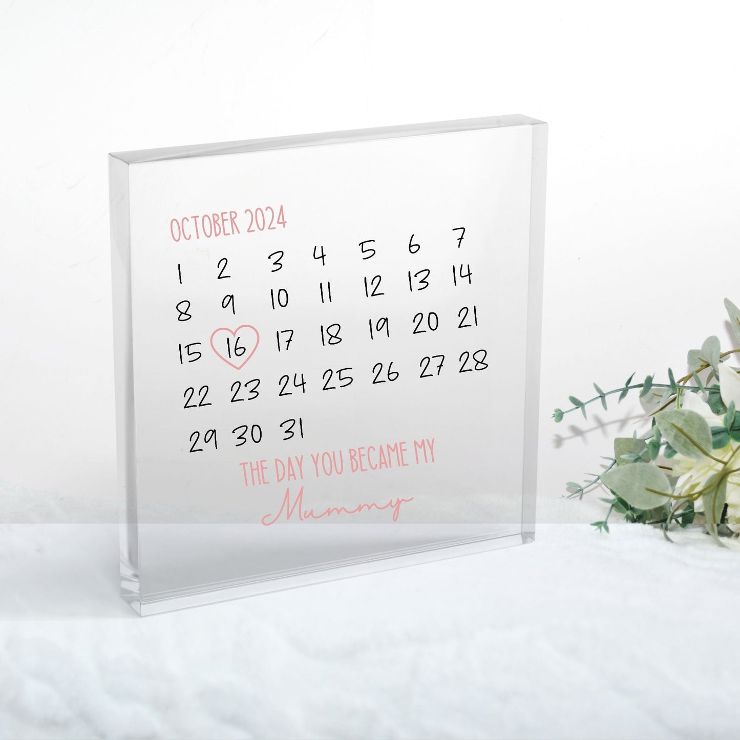 MOTHERS DAY - THE DAY YOU BECAME MY MUMMY UV - DTF DECAL - Wow Craft Blanks & Wraps