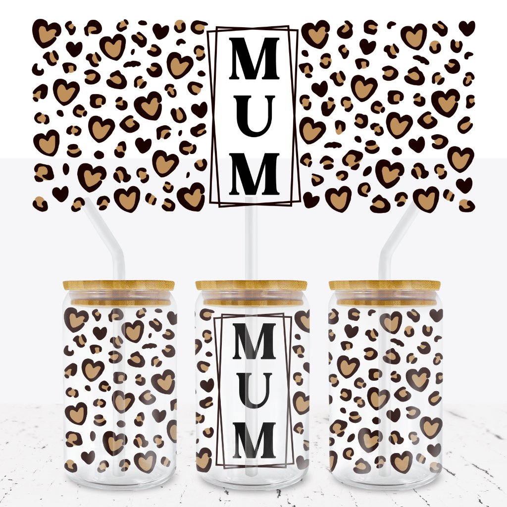 MUM LEOPARD PRINT 16oz WRAP - Wow Wraps