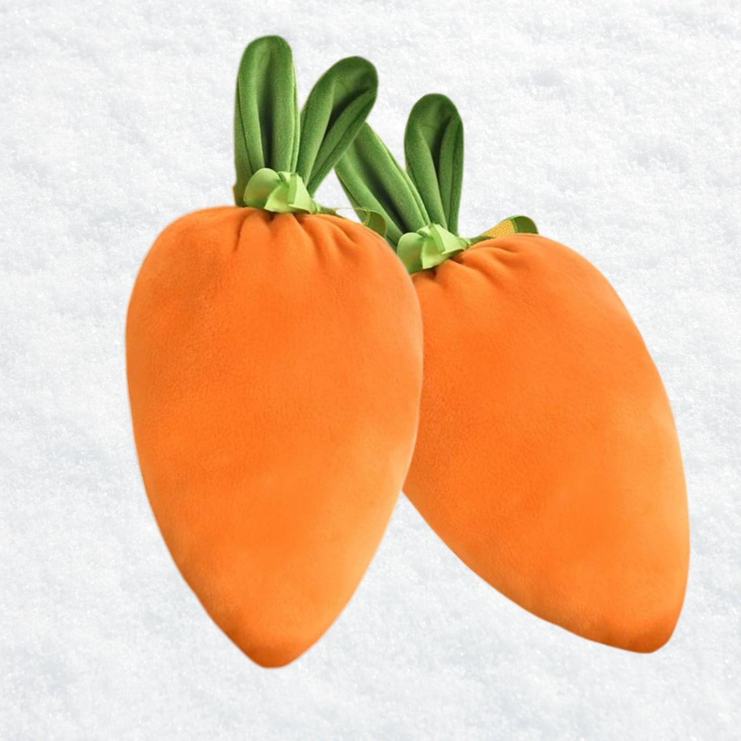 New Style Velvet Easter Carrot Treat Bag with Bunny Ears - Wow Craft Blanks & Wraps