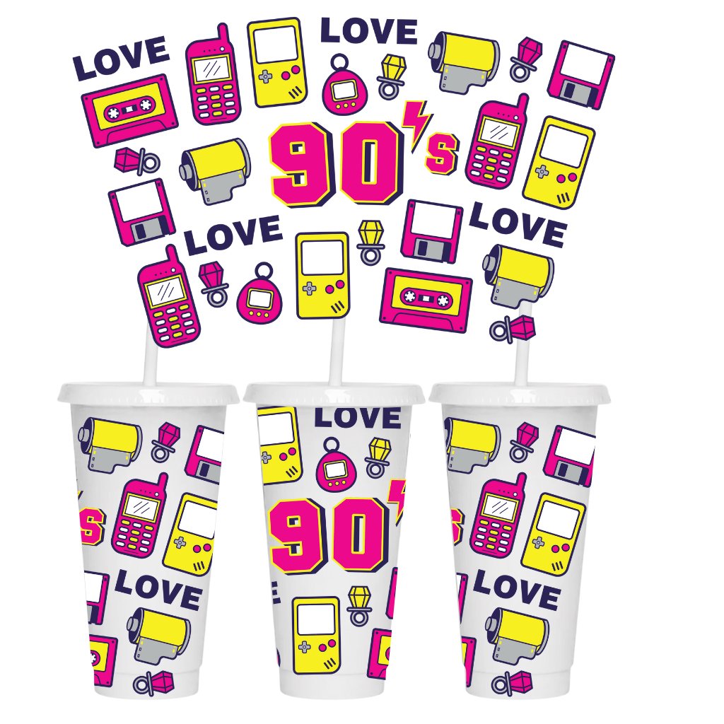 NINETYS 24oz COLD CUP WRAP - Wow Wraps