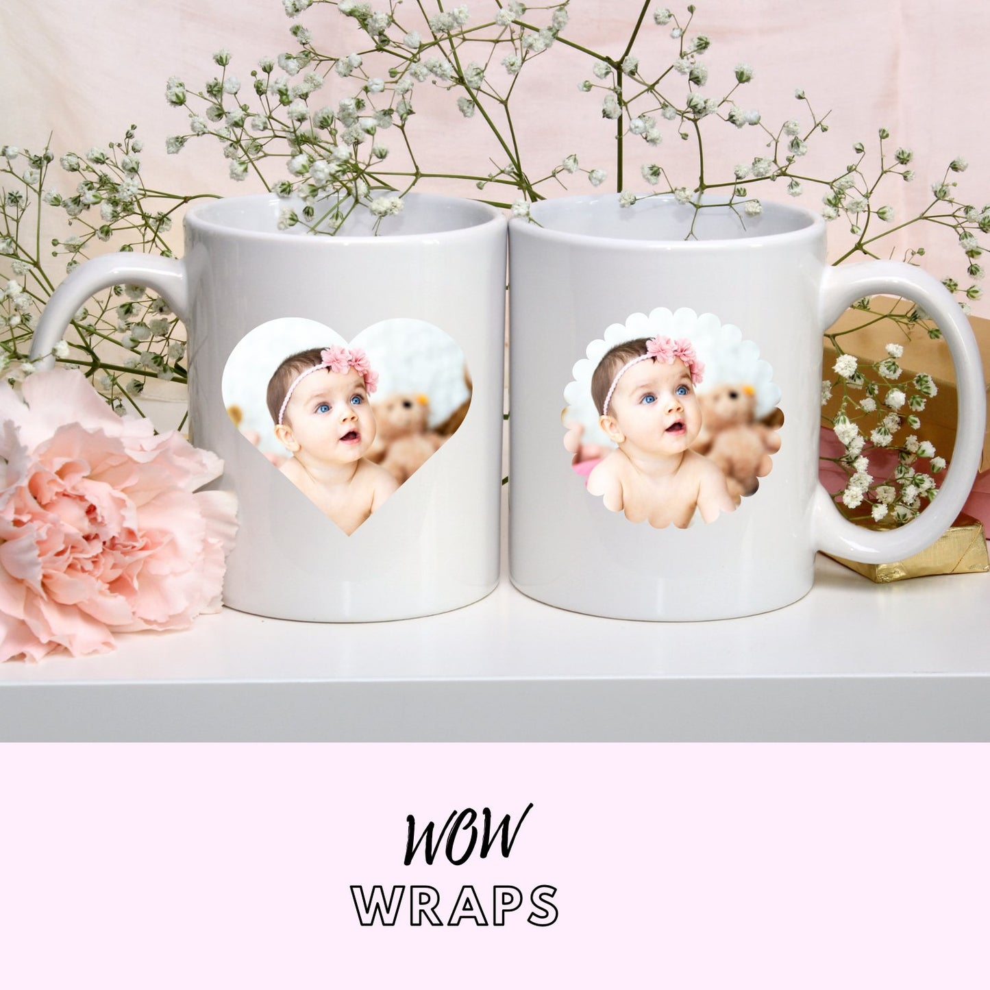 PHOTO IMAGE- UPLOAD YOUR OWN CUSTOM PHOTO UV-DTF DECALS - Wow Wraps