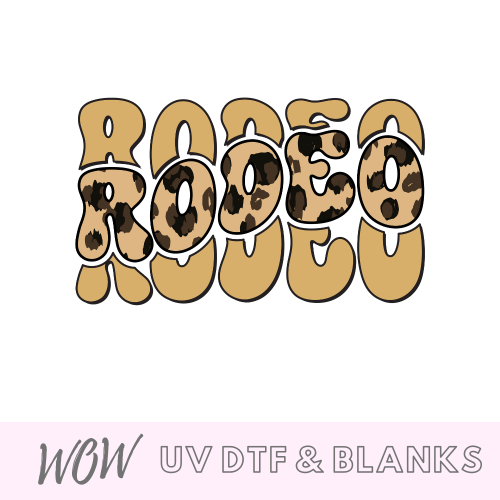 Rodeo Rodeo UV-DTF Decal - Wow Wraps
