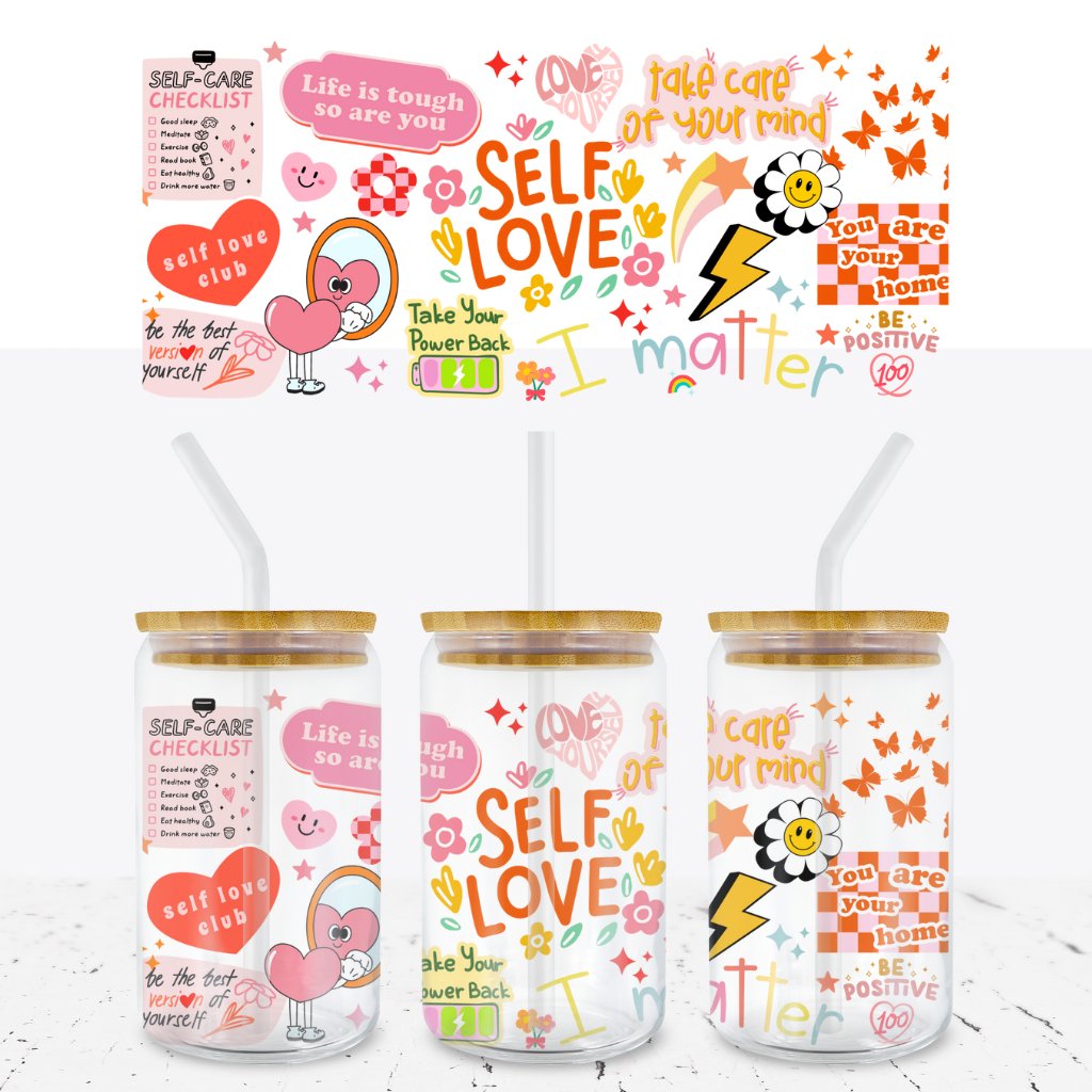 Self Love - Affirmity 16oz Wrap - Wow Wraps