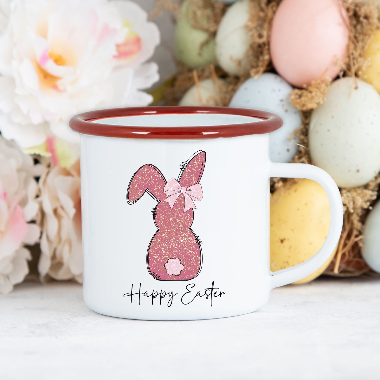 SPARKLY EASTER BUNNY UV - DTF DECAL - Wow Craft Blanks & Wraps