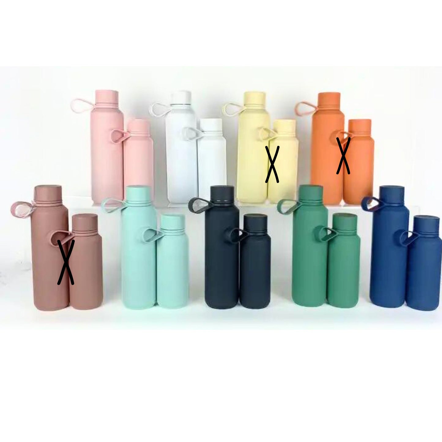 Stainless Steel Water Bottle with Loop 12oz - Wow Wraps