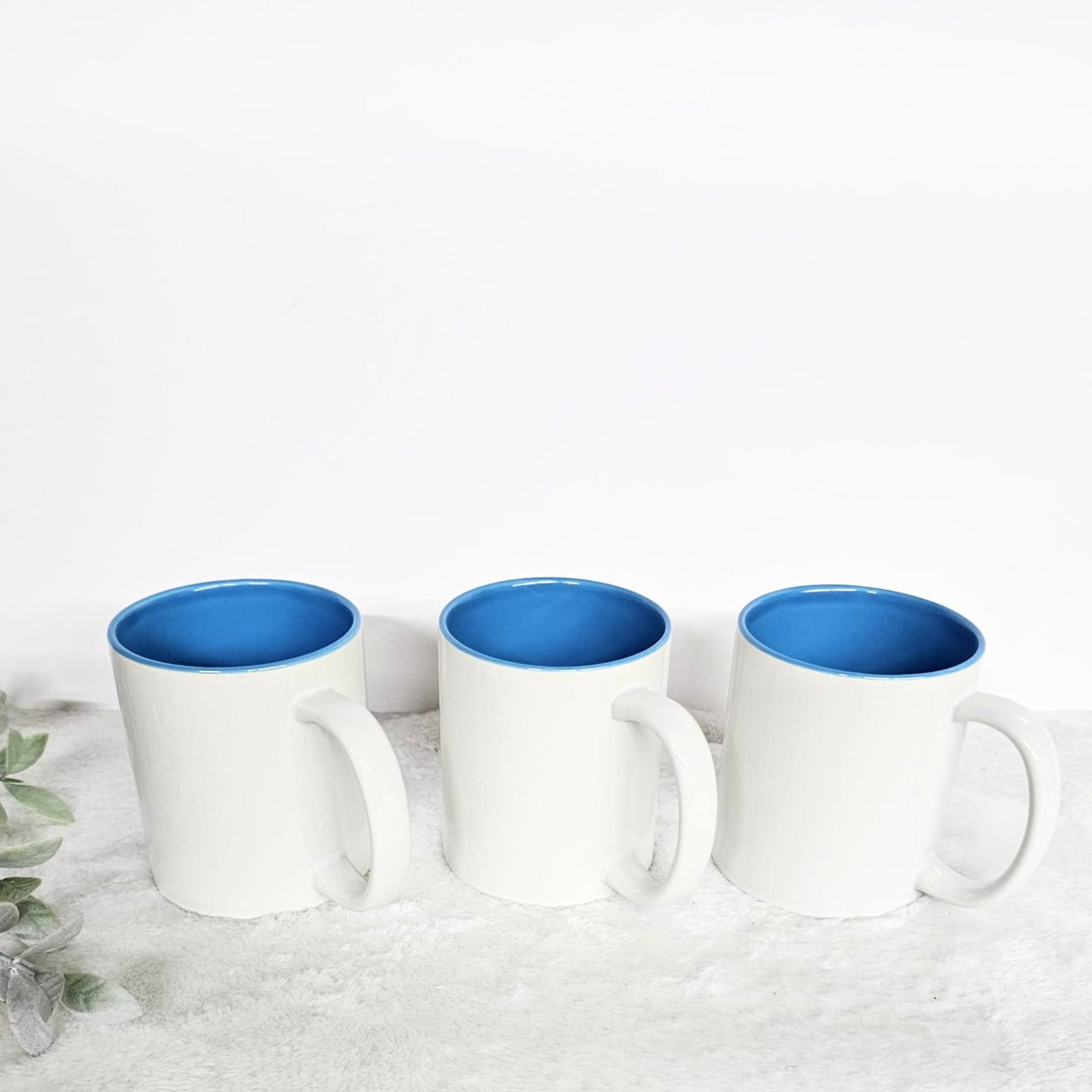 Sublimation 11oz Inner Colour Mug- BLUE - Wow Wraps