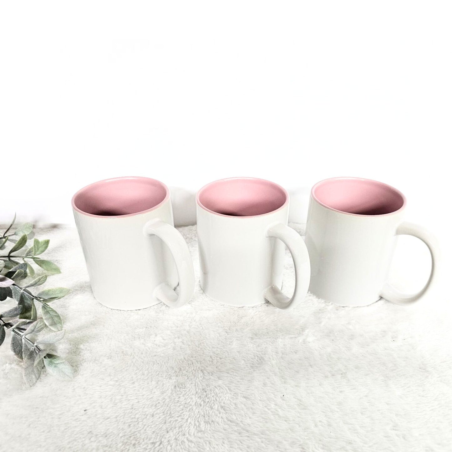 Sublimation 11oz Inner Colour Mug- PINK - Wow Wraps