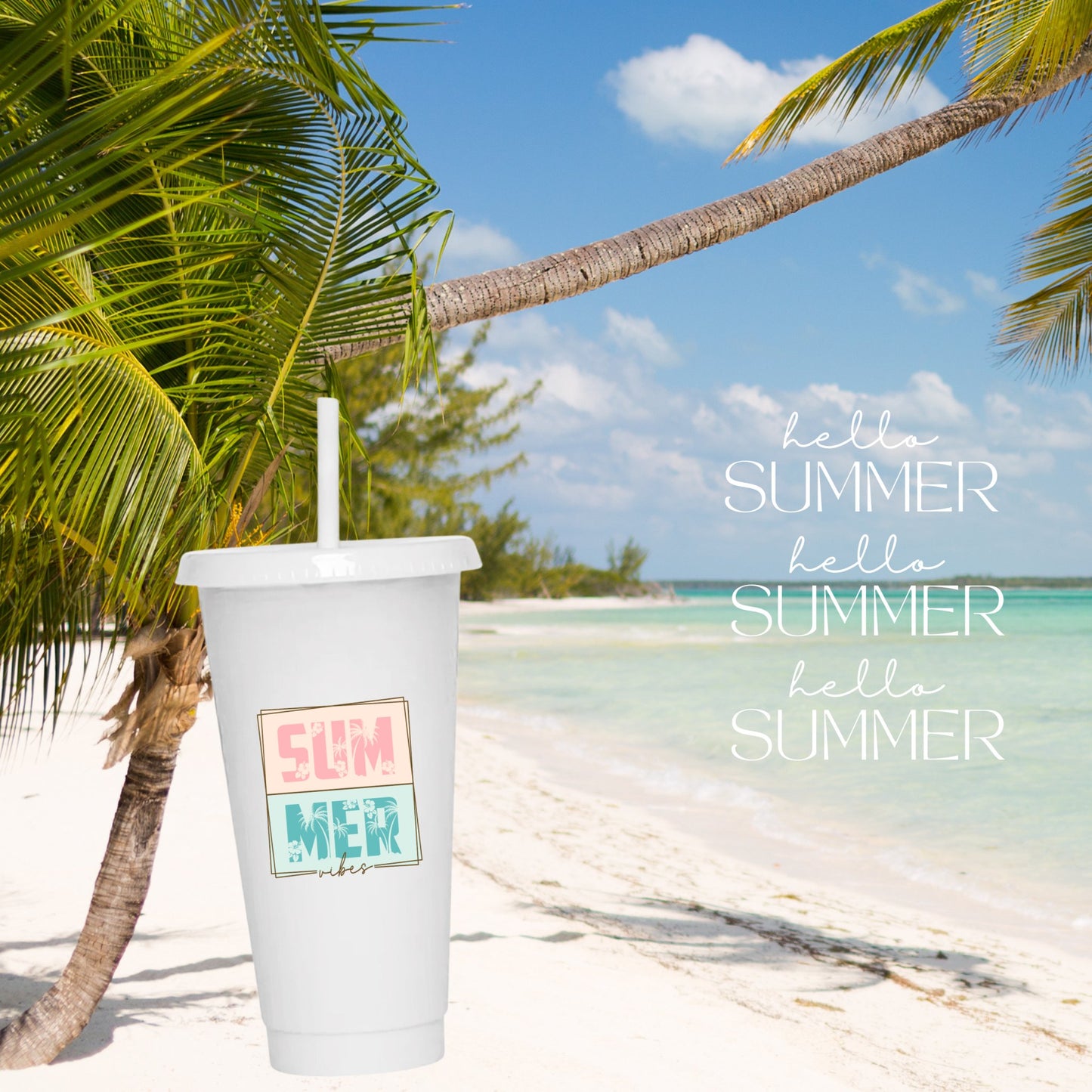Summer Vibes Decal - Wow Wraps