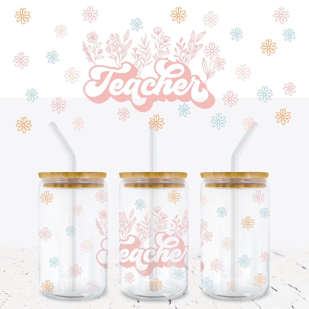 TEACHER DAISY 16oz WRAP - Wow Wraps