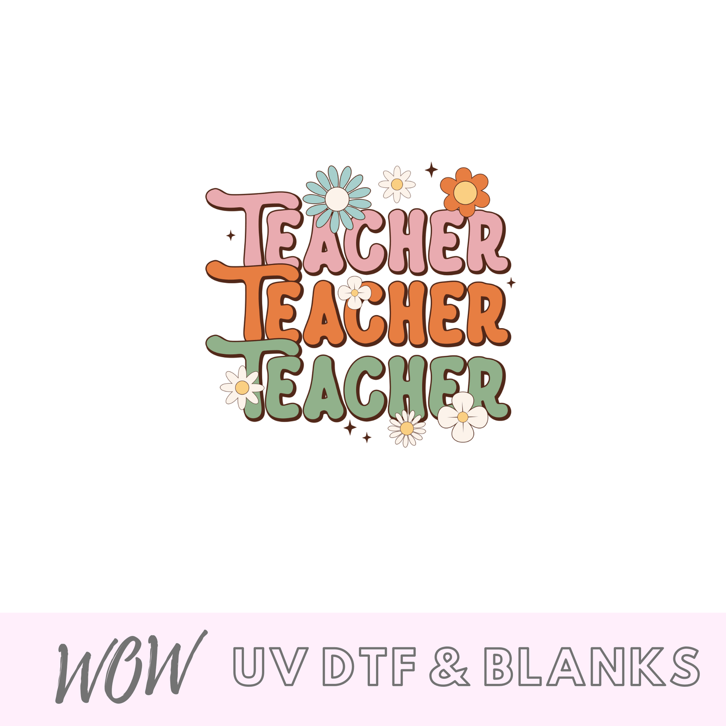 Teacher Teacher Decal - Wow Wraps