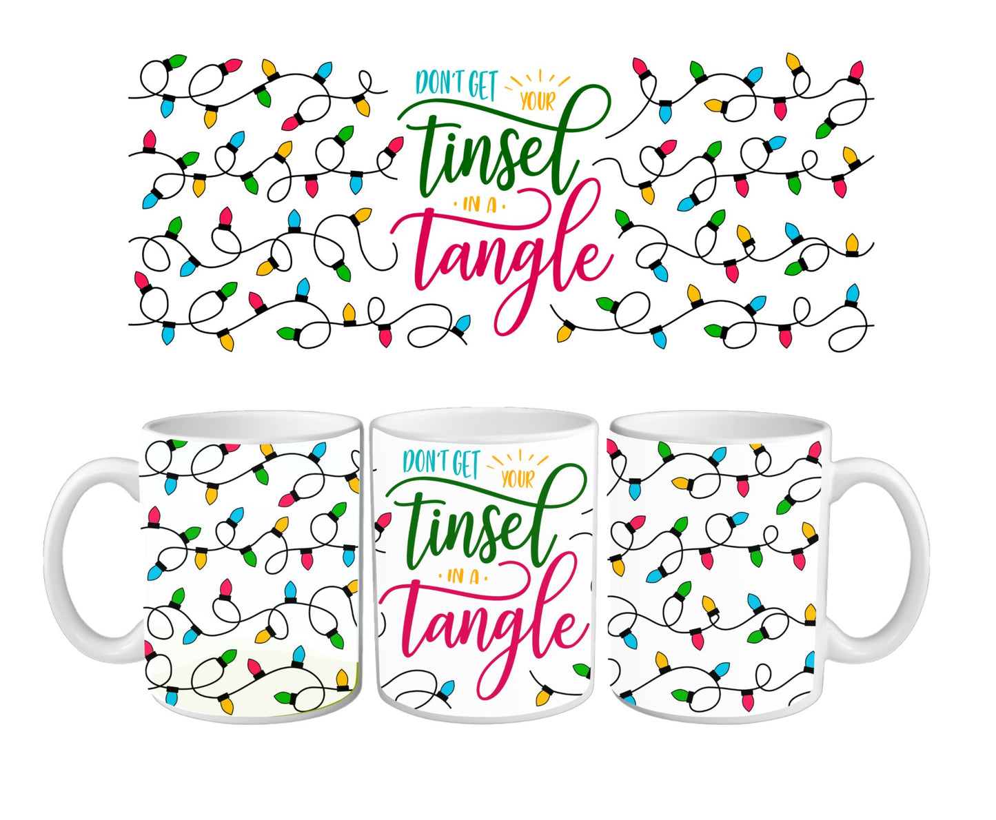 TINSEL TANGLE 11oz MUG WRAP - Wow Wraps