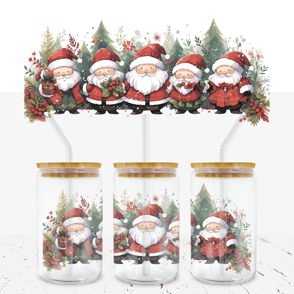 WATERCOLOUR SANTA 16oz WRAP - Wow Wraps