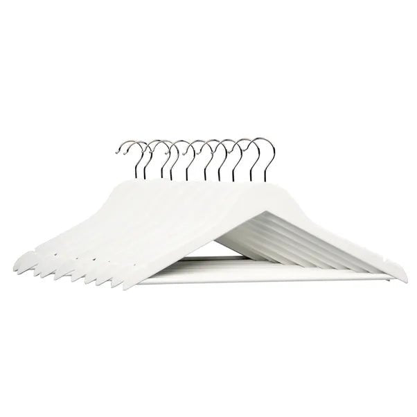 WHITE WOODEN HANGERS - Wow Wraps