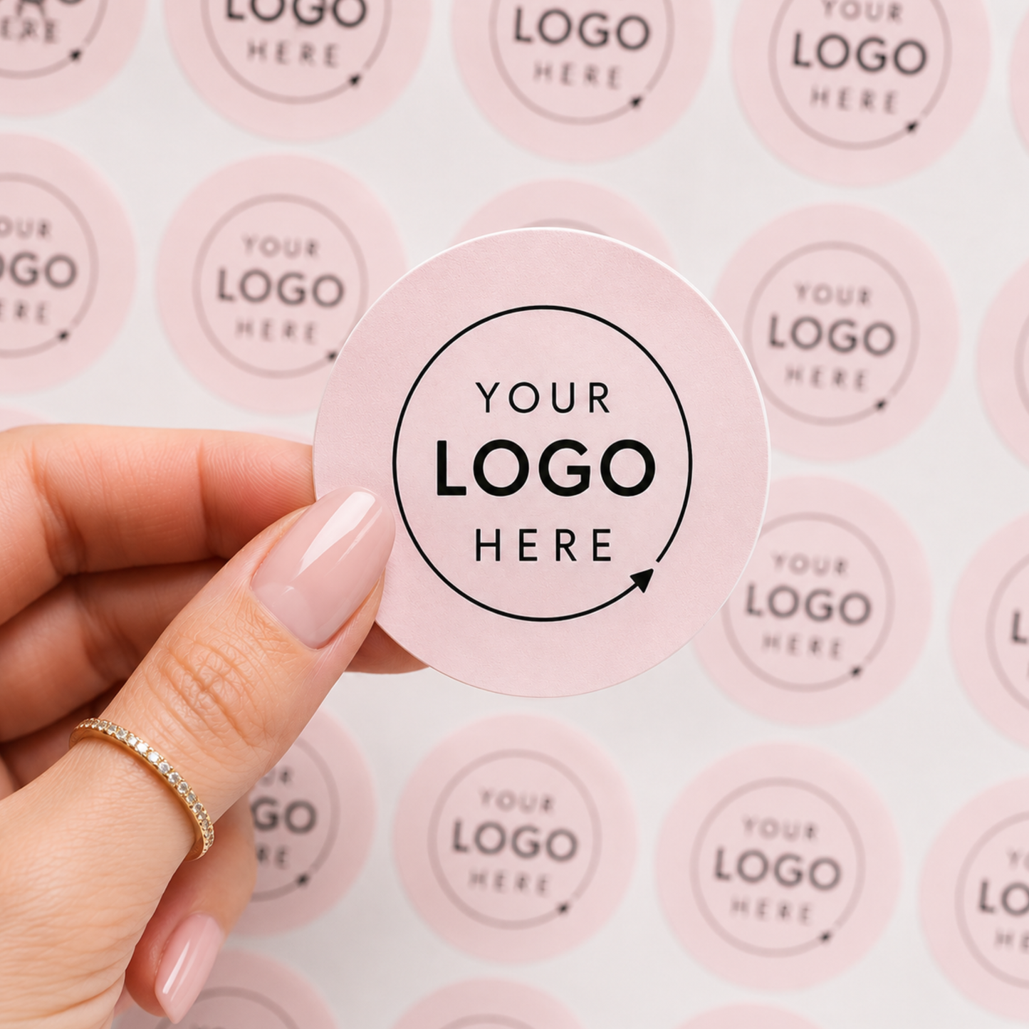 Custom Logo Stickers - Upload Your Own Design - Pack of 25