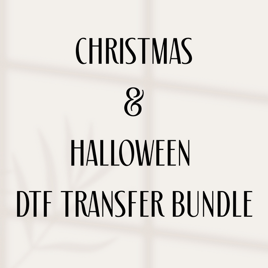 HALLOWEEN & CHRISTMAS DTF TRANSFER BUNDLE