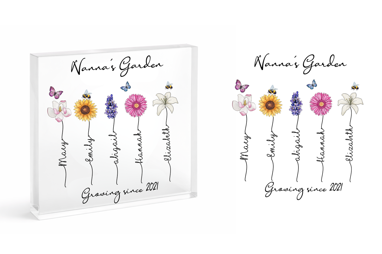 MOTHERS DAY - GARDEN GROWING SINCE UV-DTF DECAL