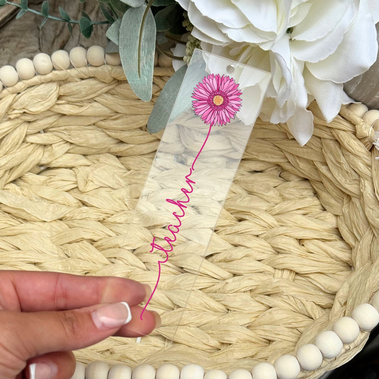 Teacher UV-DTF size for our Acrylic Bookmarks